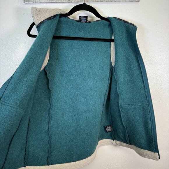 Kuhl Vest Womens Full Zip Hoodie Jacket Sleeveless Alfpaca Fleece Small Gorpcore - Picture 5 of 13